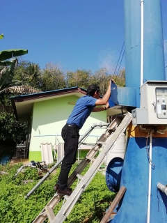ไฟล์แนบ การประปาส่วนภูมิภาคสาขาท่าแซะ ลงพื้นที่ตรวจสอบระบบประปาให้กับทางโรงเรียนชุมชนมาบอำมฤต ตำบลดอนยาง อำเภอปะทิว จังหวัดชุมพร