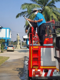 ไฟล์แนบ กปภ.สาขาพนมทวน ฉีดพ่นน้ำเพื่อลดการเกิดฝุ่นละออง PM2.5