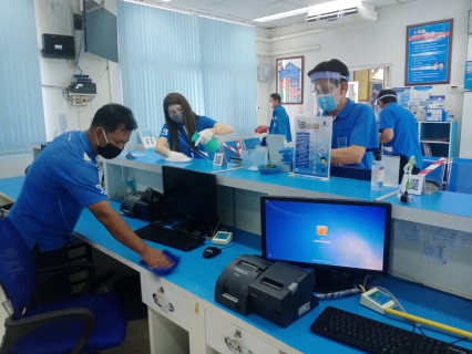 ไฟล์แนบ การประปาส่วนภูมิภาคสาขาสามพรานจัดกิจกรรม "Big cleaning day" ป้องกันและเฝ้าระวังสถานการณ์ฉุกเฉินจากการแพร่ระบาดเชื้อไวรัส COVID-19