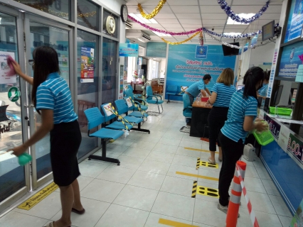 ไฟล์แนบ กปภ.สาขาบางปะกง ทำความสะอาด เพื่อป้องกันการแพร่ระบาด ไวรัส COVID-19