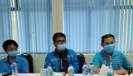 ไฟล์แนบ ผู้อำนวยการการประปาส่วนภูมิภาคเขต 4 ลงพื้นที่การประปาส่วนภูมิภาคสาขาภูเก็ต เพื่อติดตามและประเมินสถานการณ์ภัยแล้ง แนะนำแนวทางในการบริหารจัดการน้ำ การเตรียมการเพื่อป้องกันภัยแล้งและการขาดแคลนน้ำดิบในช่วงฤดูแล้งหรือสภาวะฝนทิ้งช่วง เป็นเวลานาน 