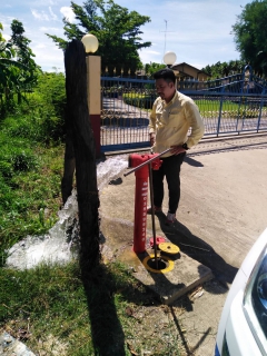 ไฟล์แนบ การประปาส่วนภูมิภาคสาขาด่านช้าง ออกโบล์ตะกอนในเส้นท่อ