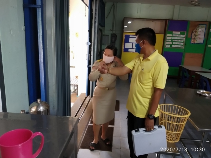 ไฟล์แนบ กปภ.สาขาตรัง ลงตรวจสอบคุณภาพน้ำดื่มของโรงเรียนเทศบาล 5 (วัดควนขัน)  ตำบลทับเที่ยง อำเภอเมือง จังหวัดตรัง