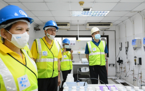 ไฟล์แนบ การประปาส่วนภูมิภาคสาขารังสิต ให้การต้อนรับคณะกรรมการตรวจประเมินโครงการส่งเสริมความเชื่อมั่นในคุณภาพน้ำประปา (water is life) ประจำปีงบประมาณ 2563
