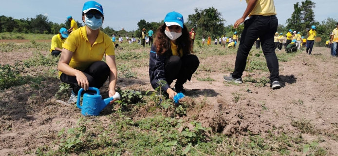 ไฟล์แนบ กปภ.สาขาพนมทวน ร่วมกิจกรรมจิตอาสาปลูกป่าเฉลิมพระเกียรติ พระบาทสมเด็จพระเจ้าอยู่หัว เราทำความดีเพื่อ ชาติ ศาสน์ กษัตริย์  