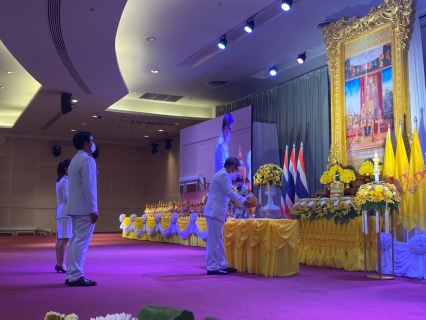 ไฟล์แนบ กปภ.สาขาภูเก็ต เข้าร่วมพิธีถวายเครื่องราชสักการะวางพานพุ่ม และพิธีจุดเทียนถวายพระพรชัยมงคล เนื่องในโอกาสวันเฉลิมพระชนมพรรษา พระบาทสมเด็จพระเจ้าอยู่หัว