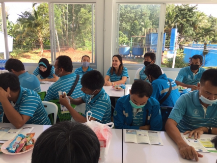 ไฟล์แนบ การประปาส่วนภูมิภาคสาขาตะกั่วป่า ให้การต้อนรับคณะศึกษาดูงานระบบควบคุมและการบวนการผลิตน้ำ จาก กปภ.สาขาท้ายเหมือง และ กปภ.สาขาพังงา