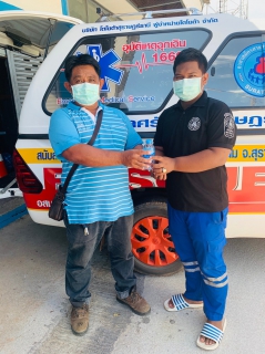 ไฟล์แนบ กปภ. สาขาบ้านตาขุน ร่วมบริการน้ำดื่มแก่ประชาชนและผู้เข้าร่วมโครงการอบรมการปฐมพยาบาลเบื้องต้นให้กับอาสาสมัครกู้ภัย ณ ศาลา หมู่ 4 ตำบลเขาวง อำเภอบ้านตาขุน จังหวัดสุราษฎร์ธานี (ศูนย์กู้ภัยมูลนิธิกุศลศรัท