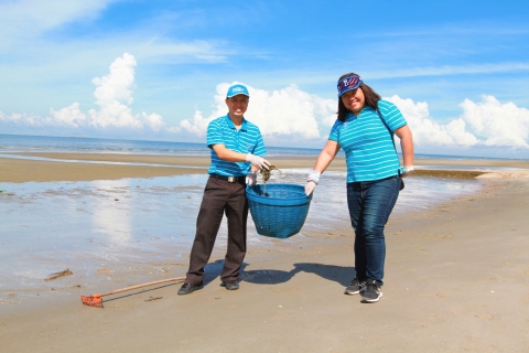 ไฟล์แนบ กปภ.เขต ๑ จัดกิจกรรม CSR เก็บขยะชายหาดบางแสน จ.ชลบุรี