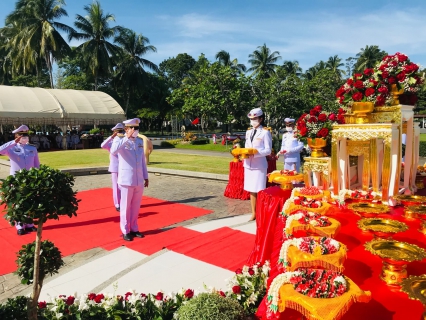 ไฟล์แนบ การประปาส่วนภูมิภาคสาขาทุ่งสง ร่วมพิธีถวายเครื่องราชสักการะพระราชานุสาวรีย์ สมเด็จพระศรีนครินทราบรมราชชนนี  เนื่องในวันคล้ายวันสถาปนา ค่ายศรีนครินทรา