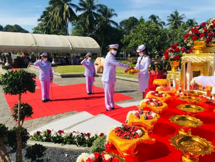 ไฟล์แนบ การประปาส่วนภูมิภาคสาขาทุ่งสง ร่วมพิธีถวายเครื่องราชสักการะพระราชานุสาวรีย์ สมเด็จพระศรีนครินทราบรมราชชนนี  เนื่องในวันคล้ายวันสถาปนา ค่ายศรีนครินทรา
