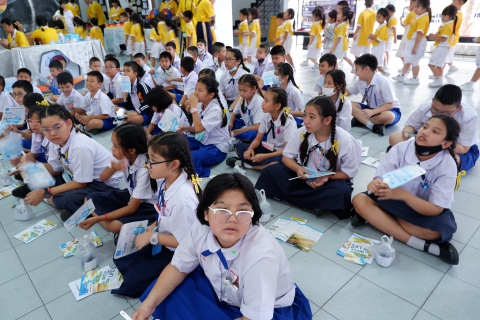 ไฟล์แนบ กปภ.เขต ๑ จัดบูธนิทรรศการประหยัดน้ำ ให้ความรู้เยาวชน 