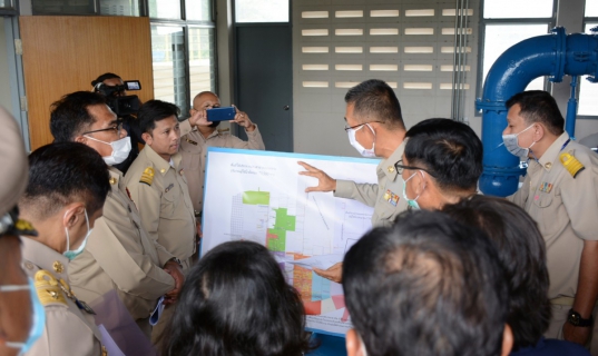 ไฟล์แนบ การประปาส่วนภูมิภาคสาขาคลองหลวง ให้การต้อนรับ นายชัยวัฒน์ ชื่นโกสุม ผู้ว่าราชการจังหวัดปทุมธานี  เดินทางมาตรวจเยี่ยมการประปาส่วนภูมิภาคในพื้นที่จังหวัดปทุมธานี ตามโครงการ ขับเคลื่อนไทยไปด้วยกัน จังหวัดปทุมธานี