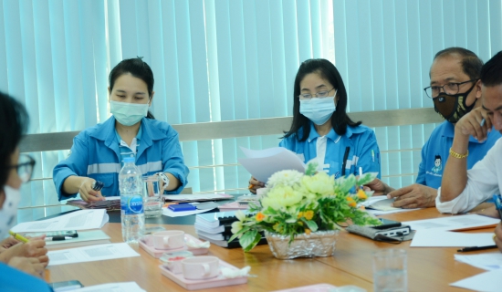 ไฟล์แนบ การประปาส่วนภูมิภาคสาขารังสิต (ชั้นพิเศษ) จัดประชุมหัวหน้างานและตัวแทนพนักงาน โครงการ (Morning Talk) ประจำเดือนตุลาคม 2563