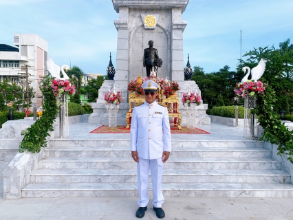 ไฟล์แนบ การประปาส่วนภูมิภาคสาขาธัญบุรี เข้าร่วมพิธีวางพวงมาลาและถวายบังคมเพื่อน้อมรำลึกเนื่องในวันคล้ายวันสวรรคตพระบาทสมเด็จพระปรมินทรมหาจุฬาลงกรณ์ พระจุลจอมเกล้าเจ้าอยู่หัว ประจำปีพุทธศักราช 2563