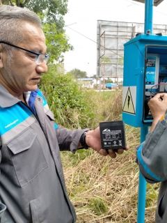 ไฟล์แนบ กปภ.เขต ๑ ร่วมกับสาขาพนมสารคาม ใช้ dmama ลดน้ำสูญเสีย