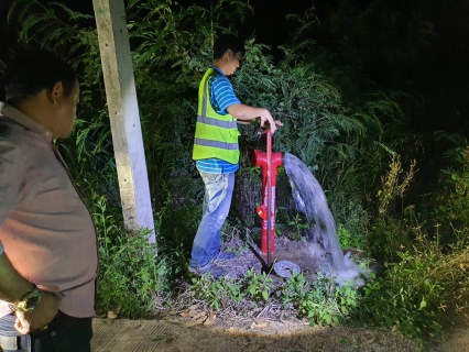 ไฟล์แนบ งานผลิต ร่วม กับงานบริการฯ กปภ.สาขากำแพงเพชร ลงพื้นที่ระบายตะกอน พื้นที่จ่ายน้ำ สถานีหนองปลิง ตามแผนงานโครงการ WSP