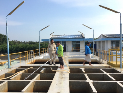 ไฟล์แนบ กปภ.สาขาพนมทวน ปฏิบัติงานตามแผนโครงการจัดการน้ำสะอาด ล้างถังตกตะกอนประจำเดือน พฤศจิกายน ๒๕๖๓