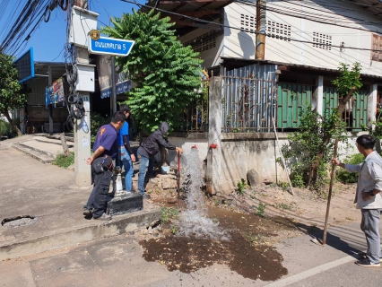 ไฟล์แนบ กปภ.สาขากำแพงเพชร ร่วมกับเทศบาลตำบลปากดง ตรวจสอบหัวดับเพลิง พื้นที่ในเขตเทศบาลตำบลปากดง