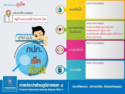 ไฟล์แนบ กปภ.สาขาภูเก็ต ลงพื้นที่หมู่บ้านพนาสนธิ์ ไพรเวท โฮม ต.กะทู้ อ.กะทู้ จ.ภูเก็ต ดำเนินการเปิดล้างระบายตะกอนในเส้นท่อจ่ายน้ำ (Blow off) ผ่านหัวดับเพลิง 
