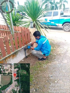 ไฟล์แนบ การประปาส่วนภูมิภาคสาขาคลองท่อม ตรวจวัดแรงดันน้ำที่เหมาะสมตามมาตรฐานการให้บริการของกปภ.