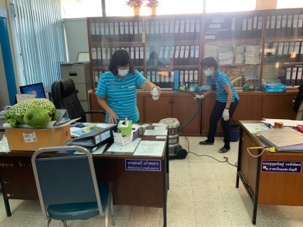 ไฟล์แนบ กปภ.สาขาสามพราน  เฝ้าระวังทำความสะอาดในสำนักงานและบริเวณโดยรอบสำนักงาน ป้องกันการแพร่ระบาดของเชื้อไวรัส COVID-19