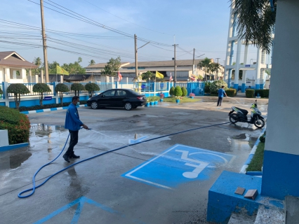 ไฟล์แนบ กปภ.สาขาสามพราน  เฝ้าระวังทำความสะอาดในสำนักงานและบริเวณโดยรอบสำนักงาน ป้องกันการแพร่ระบาดของเชื้อไวรัส COVID-19