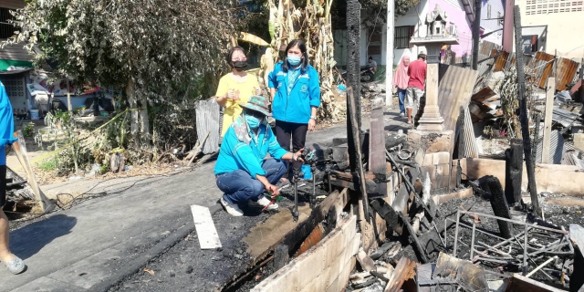 ไฟล์แนบ กปภ.สาขากาญจนบุรี ลงพื้นที่ช่วยเหลือผู้ใช้น้ำที่ประสบอัคคีภัย