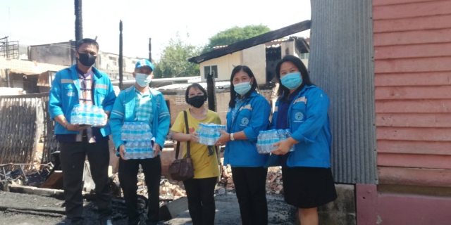 ไฟล์แนบ กปภ.สาขากาญจนบุรี ลงพื้นที่ช่วยเหลือผู้ใช้น้ำที่ประสบอัคคีภัย