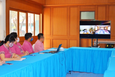 ไฟล์แนบ กปภ.สาขาปทุมธานี ประชุมทางไกลวิดีโอคอนเฟอเรนซ์ (Video Conference) ร่วมกับ ผวก.กปภ.