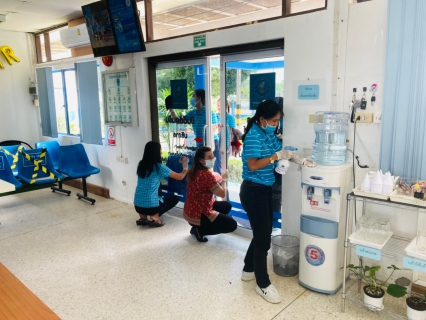 ไฟล์แนบ กปภ.สาขานาทวี จัดกิจกรรม Big Cleanning Day ทำความสะอาดฆ่าเชื้อ บริเวณอาคารสำนักงาน   เพื่อเป็นการเพิ่มมาตรการในการป้องกันการติดเชื้อ COVID-19 และจัดภูมิทัศน์ ให้มีความสวยงาม