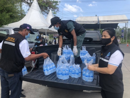 ไฟล์แนบ การประปาส่วนภูมิภาคสาขาอ่าวลึก ให้การสนับสนุนน้ำดื่มตราสัญลักษณ์กปภ.