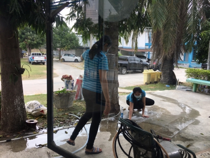 ไฟล์แนบ กปภ.สาขาพนมทวน จัดกิจกรรม 5 ส ทำความสะอาด ปรับปรุงภูมิทัศน์บริเวณในสำนักงาน