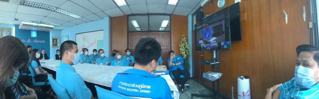 ไฟล์แนบ กปภ.สาขาพระนครศรีอยุธยา(พ) เข้าร่วมประชุมผ่านระบบ Conference เพื่อรับมอบนโยบายจาก ผู้ว่าการ กปภ.