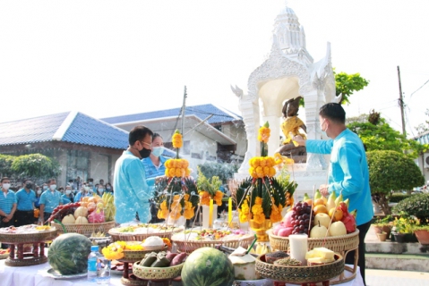 ไฟล์แนบ กปภ.ข.6 จัดพิธีบวงสรวงพระแม่ธรณีฯ และถวายเพลพระ เนื่องในวันสถาปนา กปภ. ครบ 42 ปี
