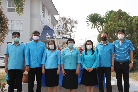 ไฟล์แนบ กปภ.ข.7 ทำพิธีบวงสรวงพระแม่ธรณี ศาลพระภูมิเจ้าที่ และเจริญพระพุทธมนต์ ถวายภัตตาหารเพล เนื่องในวันคล้ายวันสถาปนา กปภ. ครบรอบ 42 ปี