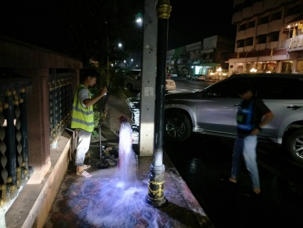 ไฟล์แนบ กปภ.สาขากำแพงเพชร ออกโบว์น้ำระบายตะกอนในเส้นท่อ ตามโครงการ WSP