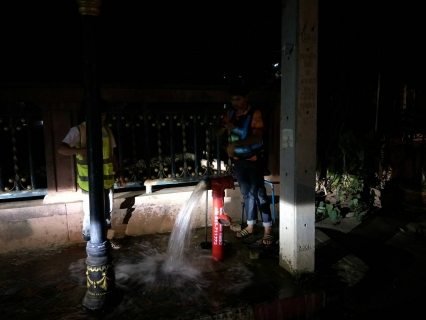 ไฟล์แนบ กปภ.สาขากำแพงเพชร ออกโบว์น้ำระบายตะกอนในเส้นท่อ ตามโครงการ WSP