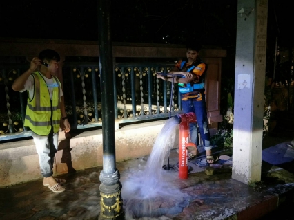 ไฟล์แนบ กปภ.สาขากำแพงเพชร ออกโบว์น้ำระบายตะกอนในเส้นท่อ ตามโครงการ WSP