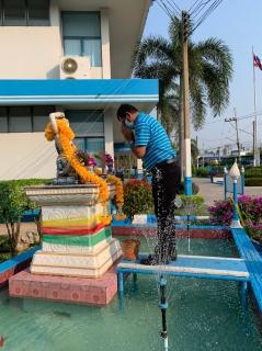 ไฟล์แนบ กปภ.สาขาสามพราน จัดพิธีถวายเครื่องสักการะพระแม่ธรณีวิสุทธิสักขีบารมีธำรงชล , ศาลพระภูมิประจำหน่วยงานเนื่องในวันคล้ายวันสถาปนา ครบรอบ 42 ปี การประปาส่วนภูมิภาค
