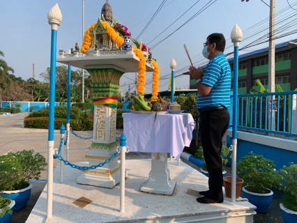 ไฟล์แนบ กปภ.สาขาสามพราน จัดพิธีถวายเครื่องสักการะพระแม่ธรณีวิสุทธิสักขีบารมีธำรงชล , ศาลพระภูมิประจำหน่วยงานเนื่องในวันคล้ายวันสถาปนา ครบรอบ 42 ปี การประปาส่วนภูมิภาค