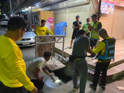 ไฟล์แนบ กปภ.สาขากาญจนบุรี ดำเนินการค้นหาท่อแตกรั่วในเวลากลางคืน ตามแผนลดน้ำสูญเสียเชิงรุก และนำนวัตกรรมมาใช้ในการเปิดฝาท่อระบายน้ำ
