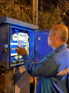 ไฟล์แนบ กปภ.สาขาสามพราน ร่วมกันทำ Step Test   เพื่อลดน้ำสูญเสียและเพิ่มปริมาณน้ำจำหน่าย