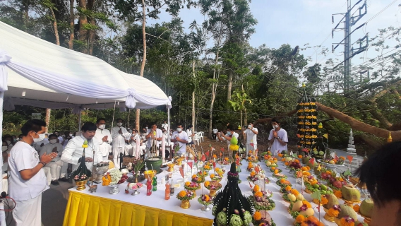 ไฟล์แนบ กปภ.สาขาภูเก็ต เข้าร่วมโครงการบูรณะปรับปรุงศาลหลักเมืองจังหวัดภูเก็ต (เมืองใหม่) พิธีพลีไม้พะยูง เพื่อใช้เป็นส่วนประกอบของฐานองค์เสาหลักเมือง 
