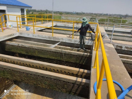 ไฟล์แนบ กปภ.สาขาปากท่อ ดำเนินการล้างถังตกตะกอน ณ สถานีผลิตน้ำดอนทราย