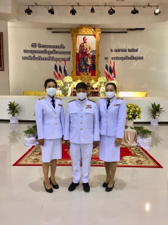 ไฟล์แนบ การประปาส่วนภูมิภาคสาขาชุมพร ร่วมกิจกรรมวางพานพุ่มถวายราชสักการะเนื่องในวันจักรี เพื่อระลึกถึงพระมหากรุณาธิคุณพระบาทสมเด็จพระพุทธยอดฟ้าจุฬาโลกมหาราช และมหาจักรีบรมราชวงศ์