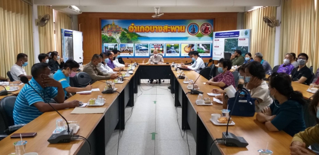 ไฟล์แนบ การประปาส่วนภูมิภาคสาขาบางสะพาน สูญเสีย  เข้าร่วมระชุมเพื่อชี้แจงรูปแบบการก่อสร้าง และปัญหาอุปสรรคระหว่างการก่อสร้างงานแก้ไข และป้องกันน้ำท่วมทางในทางหลวงหมายเลข 3169 ตอนสามแยกบางสะพาน-ชายทะเล  