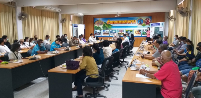ไฟล์แนบ การประปาส่วนภูมิภาคสาขาบางสะพาน สูญเสีย  เข้าร่วมระชุมเพื่อชี้แจงรูปแบบการก่อสร้าง และปัญหาอุปสรรคระหว่างการก่อสร้างงานแก้ไข และป้องกันน้ำท่วมทางในทางหลวงหมายเลข 3169 ตอนสามแยกบางสะพาน-ชายทะเล  