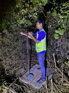 ไฟล์แนบ การประปาส่วนภูมิภาคสาขากำแพงเพชร ลงพื้นที่ ทำ Step Test ค้นหาท่อแตกรั่ว ลดปัญหาการเกิดน้ำสูญเสีย 