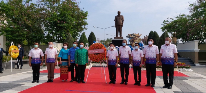 ไฟล์แนบ การประปาส่วนภูมิภาคสาขาสุพรรณบุรี ร่วมพิธีวางพวงดอกไม้รำลึกถึงเกียรติคุณ ฯพณฯบรรหาร ศิลปอาชา